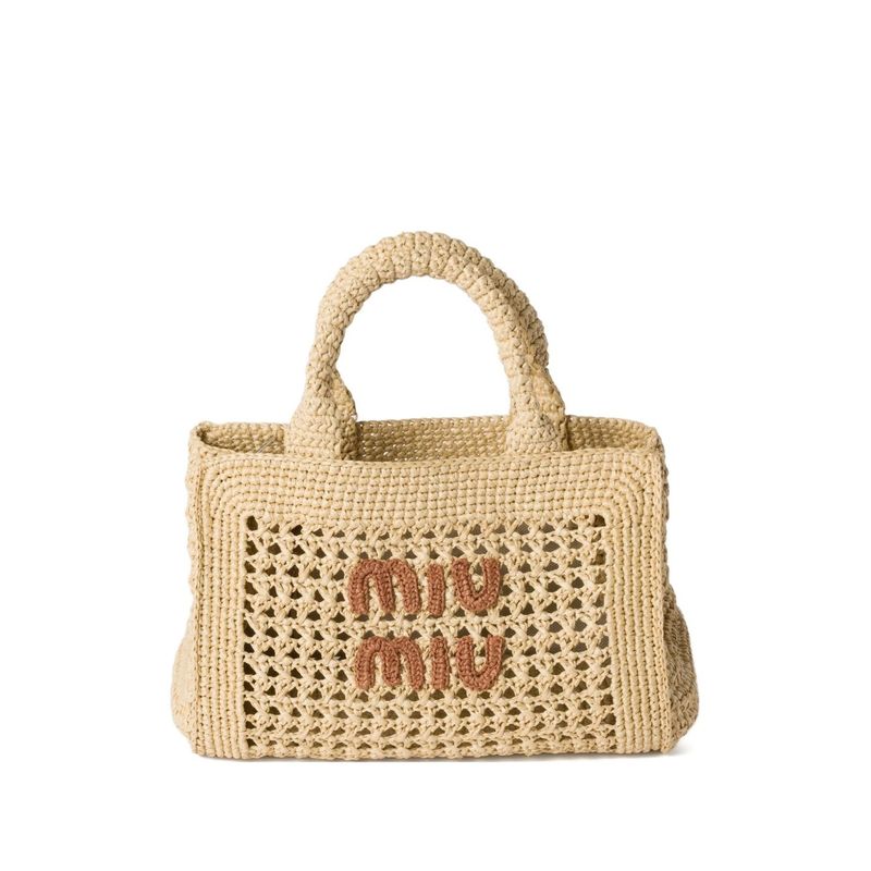 Miu Miu Women Rafia Handbag